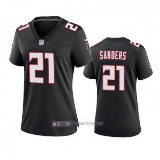 Camiseta NFL Game Mujer Atlanta Falcons Deion Sanders Throwback 2020 Negro