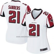 Camiseta NFL Game Mujer Atlanta Falcons Sanders Blanco