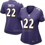Camiseta NFL Game Mujer Baltimore Ravens Smith Violeta