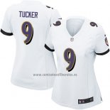 Camiseta NFL Game Mujer Baltimore Ravens Tucker Blanco