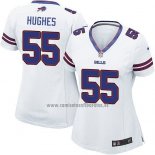 Camiseta NFL Game Mujer Buffalo Bills Hughes Blanco