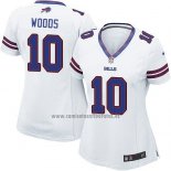 Camiseta NFL Game Mujer Buffalo Bills Woods Blanco