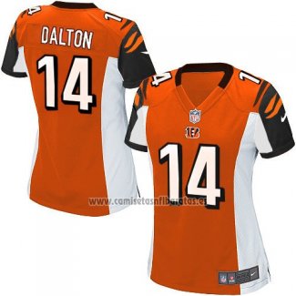 Camiseta NFL Game Mujer Cincinnati Bengals Dalton Naranja