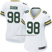 Camiseta NFL Game Mujer Green Bay Packers Guion Blanco