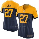 Camiseta NFL Game Mujer Green Bay Packers Lacy Negro Amarillo