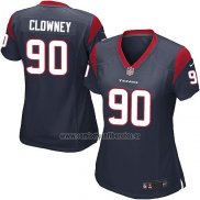 Camiseta NFL Game Mujer Houston Texans Clowney Negro