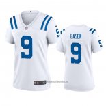 Camiseta NFL Game Mujer Indianapolis Colts 9 Jacob Eason Blanco