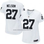 Camiseta NFL Game Mujer Las Vegas Raiders Nelson Blanco