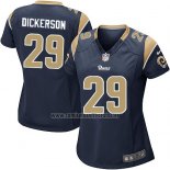 Camiseta NFL Game Mujer Los Angeles Rams Dickerson Negro