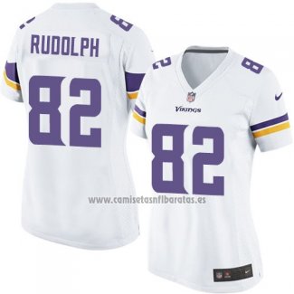 Camiseta NFL Game Mujer Minnesota Vikings Rudolph Blanco