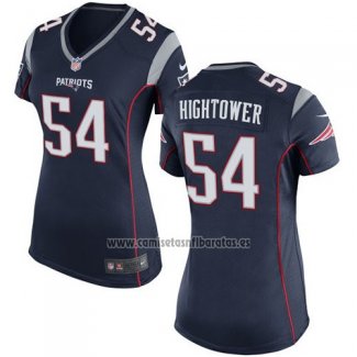 Camiseta NFL Game Mujer New England Patriots Hightower Negro