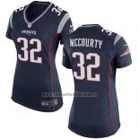 Camiseta NFL Game Mujer New England Patriots Mccourty Negro