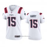Camiseta NFL Game Mujer New England Patriots N'keal Harry 2020 Blanco