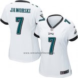 Camiseta NFL Game Mujer Philadelphia Eagles Jaworski Blanco