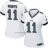 Camiseta NFL Game Mujer Philadelphia Eagles Wentz Blanco