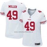 Camiseta NFL Game Mujer San Francisco 49ers Miller Blanco