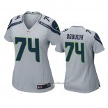 Camiseta NFL Game Mujer Seattle Seahawks Cedric Ogbuehi Gris