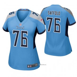 Camiseta NFL Game Mujer Tennessee Titans Rodger Saffold Azul