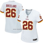 Camiseta NFL Game Mujer Washington Commanders Breeland Blanco