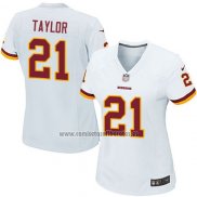 Camiseta NFL Game Mujer Washington Commanders Taylor Blanco