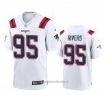 Camiseta NFL Game New England Patriots Derek Rivers 2020 Blanco