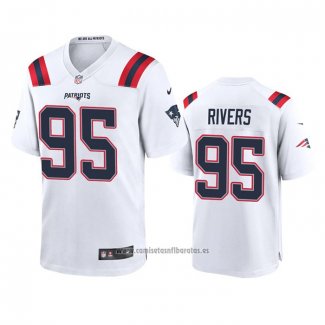 Camiseta NFL Game New England Patriots Derek Rivers 2020 Blanco