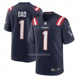 Camiseta NFL Game New England Patriots Number 1 Dad Azul