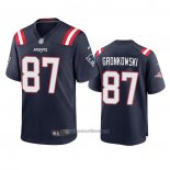 Camiseta NFL Game New England Patriots Rob Gronkowski 2020 Azul