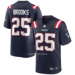 Camiseta NFL Game New England Patriots Terrence Brooks Azul