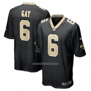 Camiseta NFL Game New Orleans Saints Willie Gay Negro
