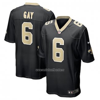 Camiseta NFL Game New Orleans Saints Willie Gay Negro