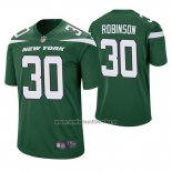 Camiseta NFL Game New York Jets Rashard Robinson Verde 60 Aniversario