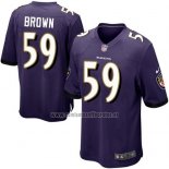 Camiseta NFL Game Nino Baltimore Ravens Brown Violeta