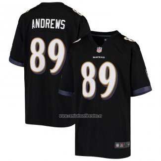 Camiseta NFL Game Nino Baltimore Ravens Mark Andrews Negro