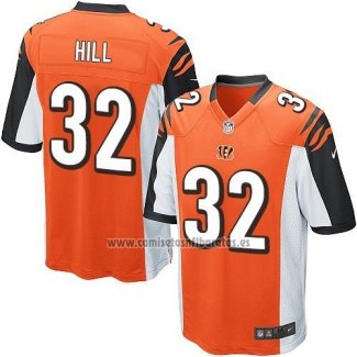 Camiseta NFL Game Nino Cincinnati Bengals Hill Naranja