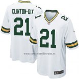 Camiseta NFL Game Nino Green Bay Packers Clinton Dix Blanco