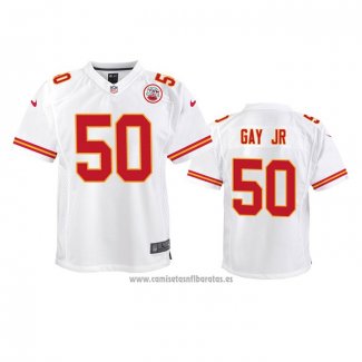 Camiseta NFL Game Nino Kansas City Chiefs Willie Gay Jr. Blanco