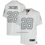 Camiseta NFL Game Nino Las Vegas Raiders Josh Jacobs Blanco Color Rush