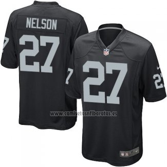 Camiseta NFL Game Nino Las Vegas Raiders Nelson Negro