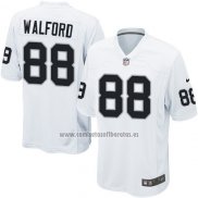 Camiseta NFL Game Nino Las Vegas Raiders Walford Blanco