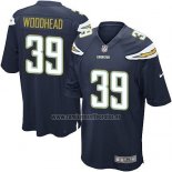 Camiseta NFL Game Nino Los Angeles Chargers Woodhead Negro