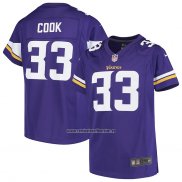 Camiseta NFL Game Nino Minnesota Vikings Dalvin Cook Violeta