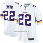 Camiseta NFL Game Nino Minnesota Vikings Smith Blanco