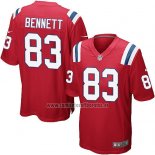 Camiseta NFL Game Nino New England Patriots Bennett Rojo
