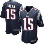 Camiseta NFL Game Nino New England Patriots Hogan Negro