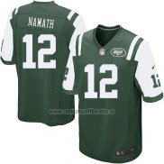 Camiseta NFL Game Nino New York Jets Namath Verde