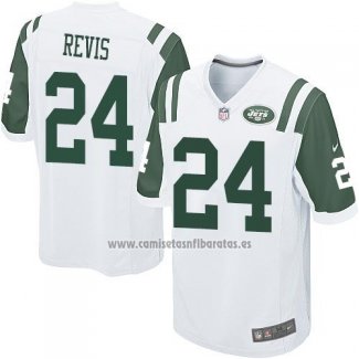 Camiseta NFL Game Nino New York Jets Revis Blanco