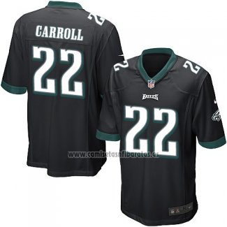 Camiseta NFL Game Nino Philadelphia Eagles Carroll Negro