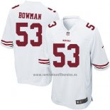Camiseta NFL Game Nino San Francisco 49ers Bowman Blanco