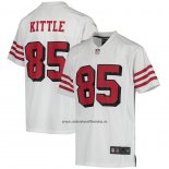 Camiseta NFL Game Nino San Francisco 49ers George Kittle Blanco Color Rush